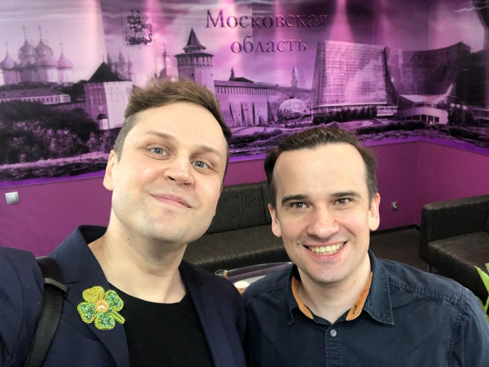 Денис Забавский и Дамир Бахтиев на Радио 1